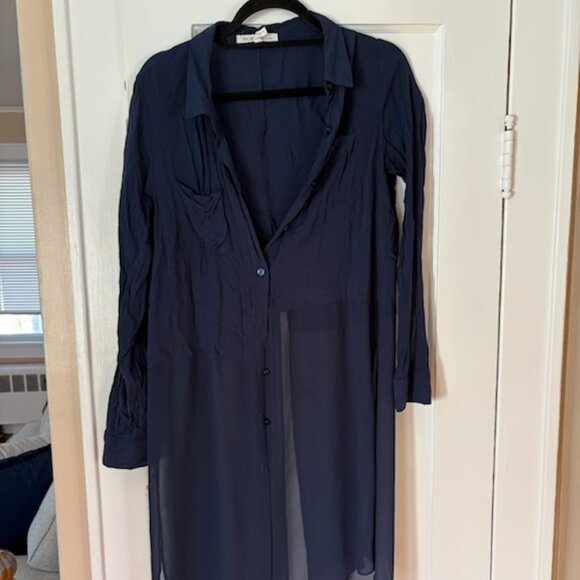 BCBGeneration Button Up Long Sleeve Blouse - Picture 1 of 5